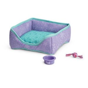 American Girl Doll Comfy & Cozy Pet Bed + Sugar